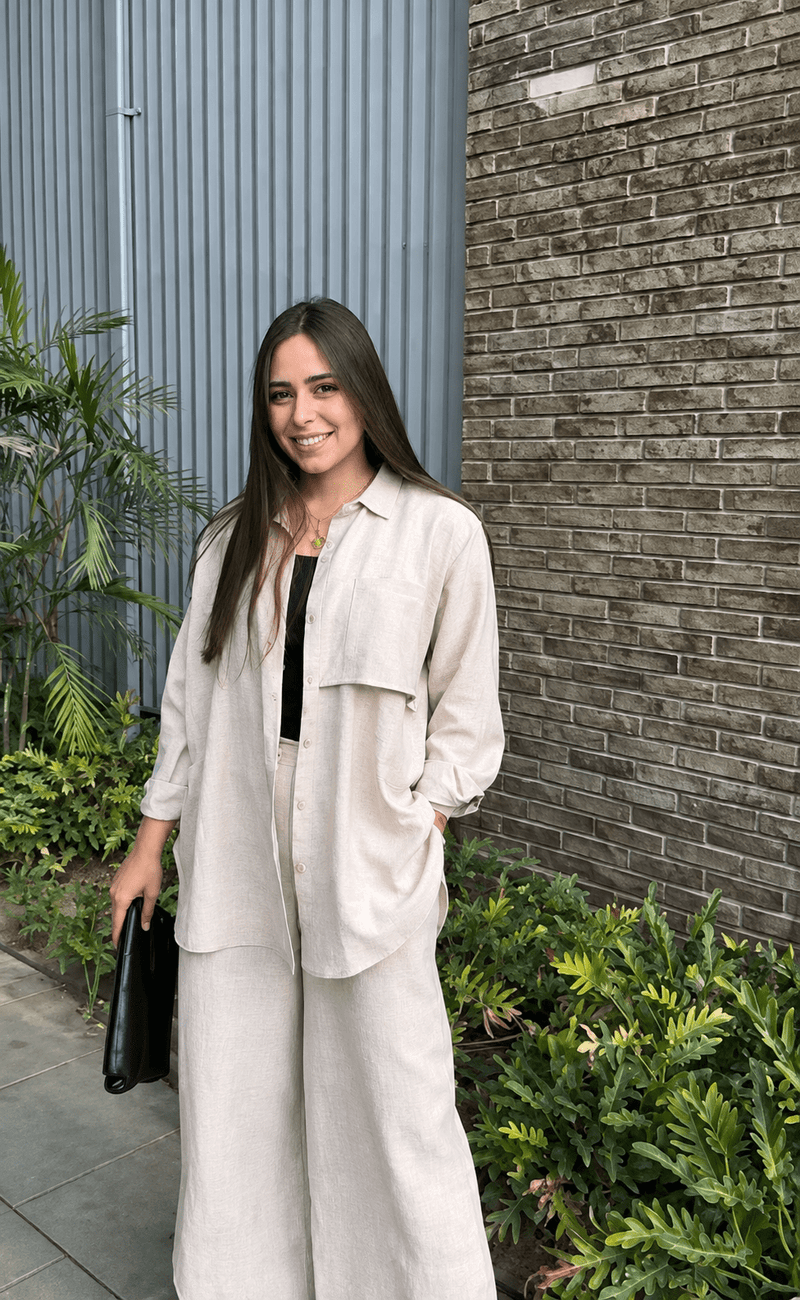 Linen Modest Two-Piece Set - Sukun