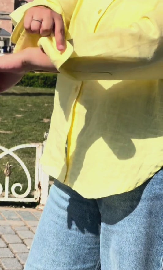 Yellow Linen Shirt
